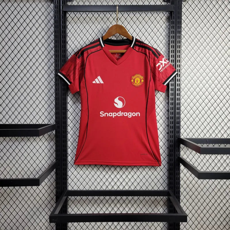 [Feminino] Camisa Home do Manchester United 2025