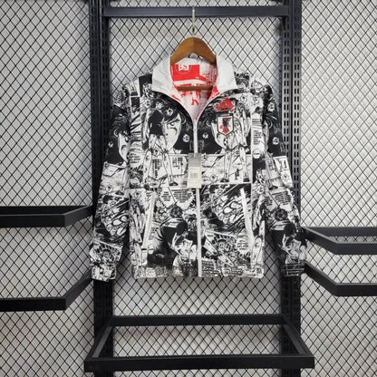 Japonsko oboustranná bunda větrovka