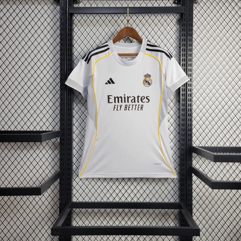 [Feminino] Camisa Home do Real Madrid 2025