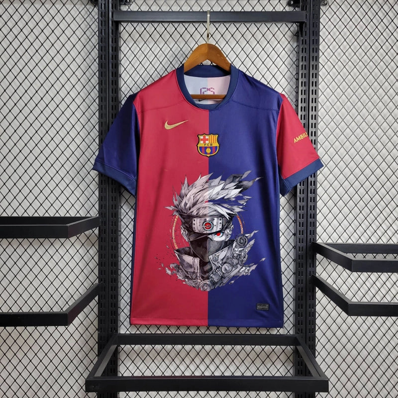 Camisa Home do FC Barcelona 2024 "Kakashi" - Edição Limitada