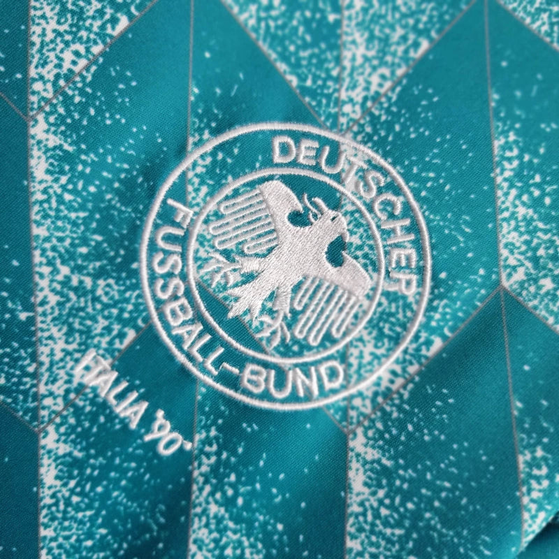 Camisa fora de casa da Alemanha 1990