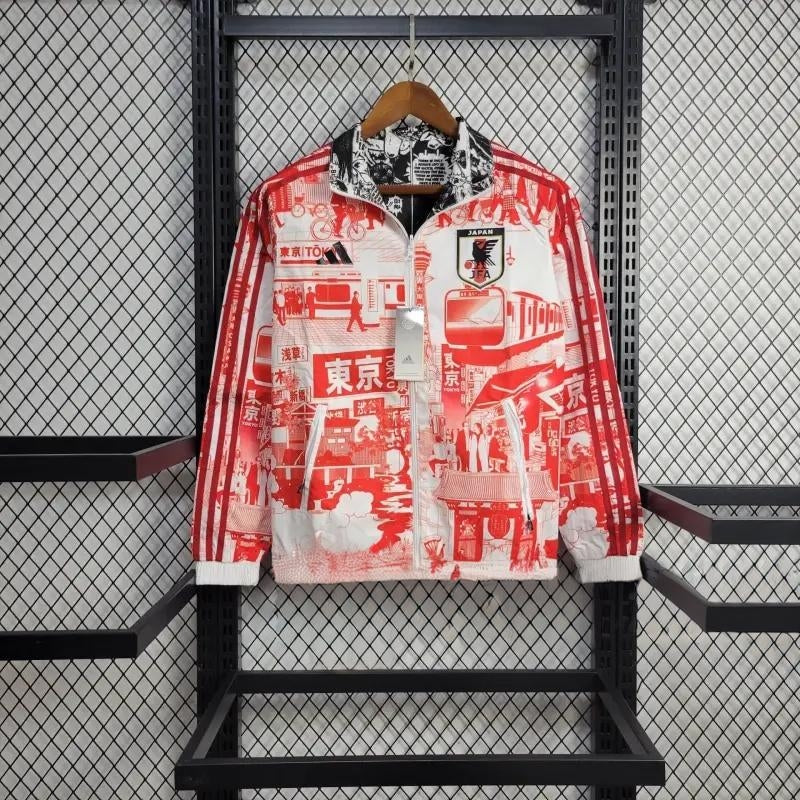 Japonsko oboustranná bunda větrovka