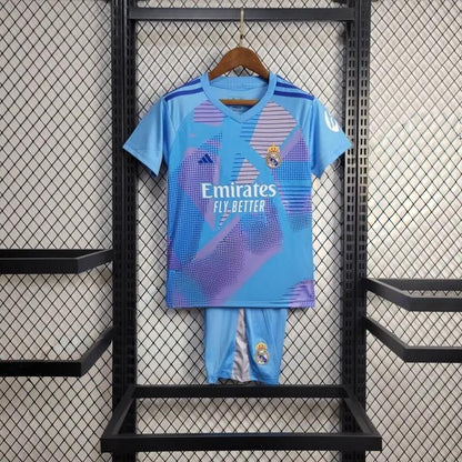 [Criança] Camisa de goleiro do Real Madrid 2024