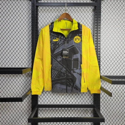 Borussia Dortmund dwustronna kurtki wiatrówka