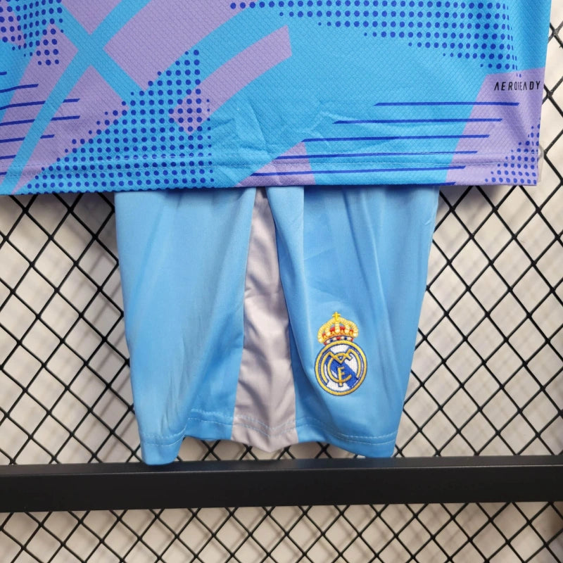 [Criança] Camisa de goleiro do Real Madrid 2024