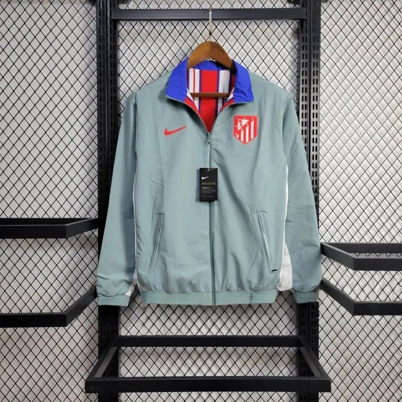 Atletico Madrid dwustronna kurtki wiatrówka